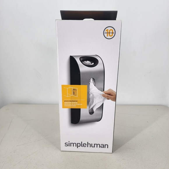 Simple Human Wall Mount Grocery Plastic Bag Holder Organizer Simplehuman T7 - Picture 1 of 1